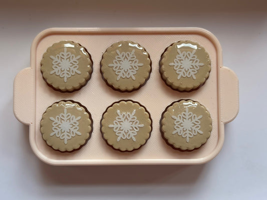 Xmas Cookie Tray Snowflake Cookies Maxi Clicker