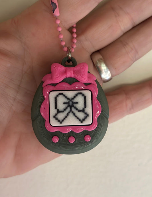 V-PET  Pink Bow  Standard Clicker